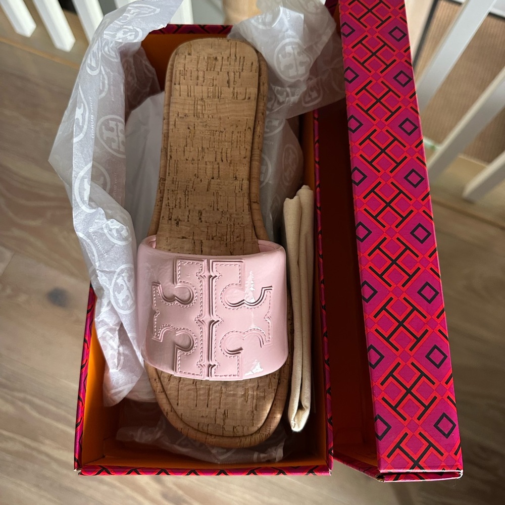 Tory Burch Petunia Double T Sport Slide
